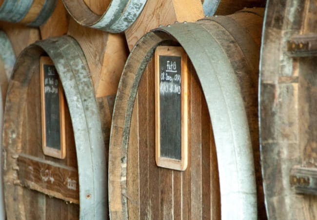 Vats in a Calvados distillery