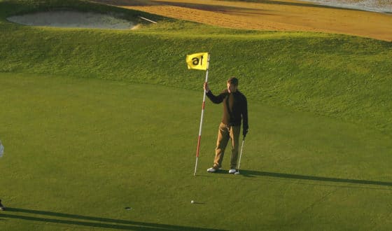 Golfers in Calvados