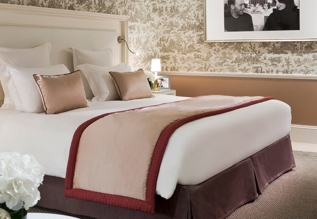Hotel bedroom in Calvados