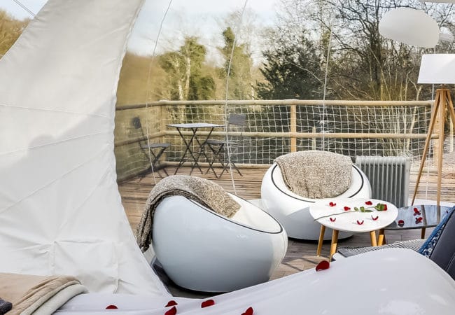Original accommodation inside a bubble in Calvados
