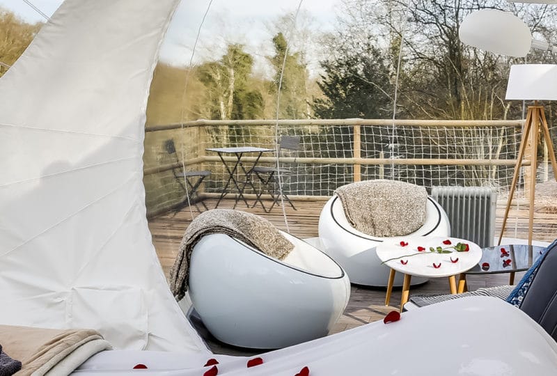 Original accommodation inside a bubble in Calvados