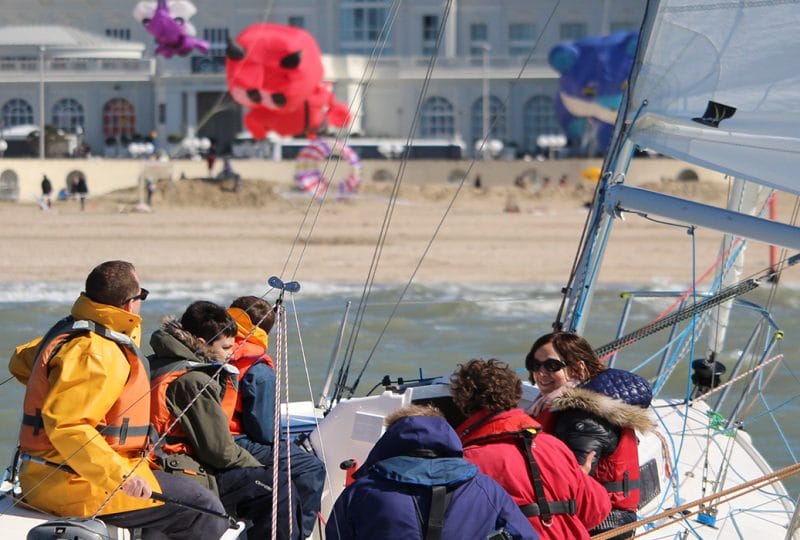 Leaving Trouville for a boat trip