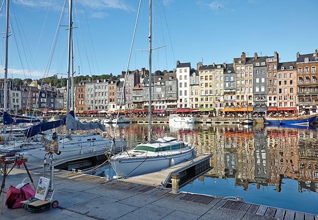 Honfleur's old harbour in Calvados