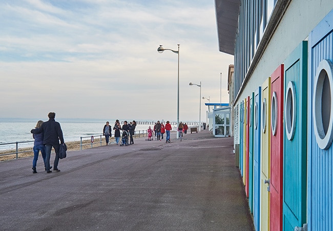 The beach at Luc-sur-Mer