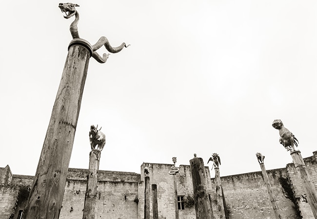 The sculpture park in caen