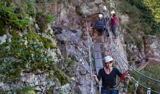 Via ferrata in Clecy