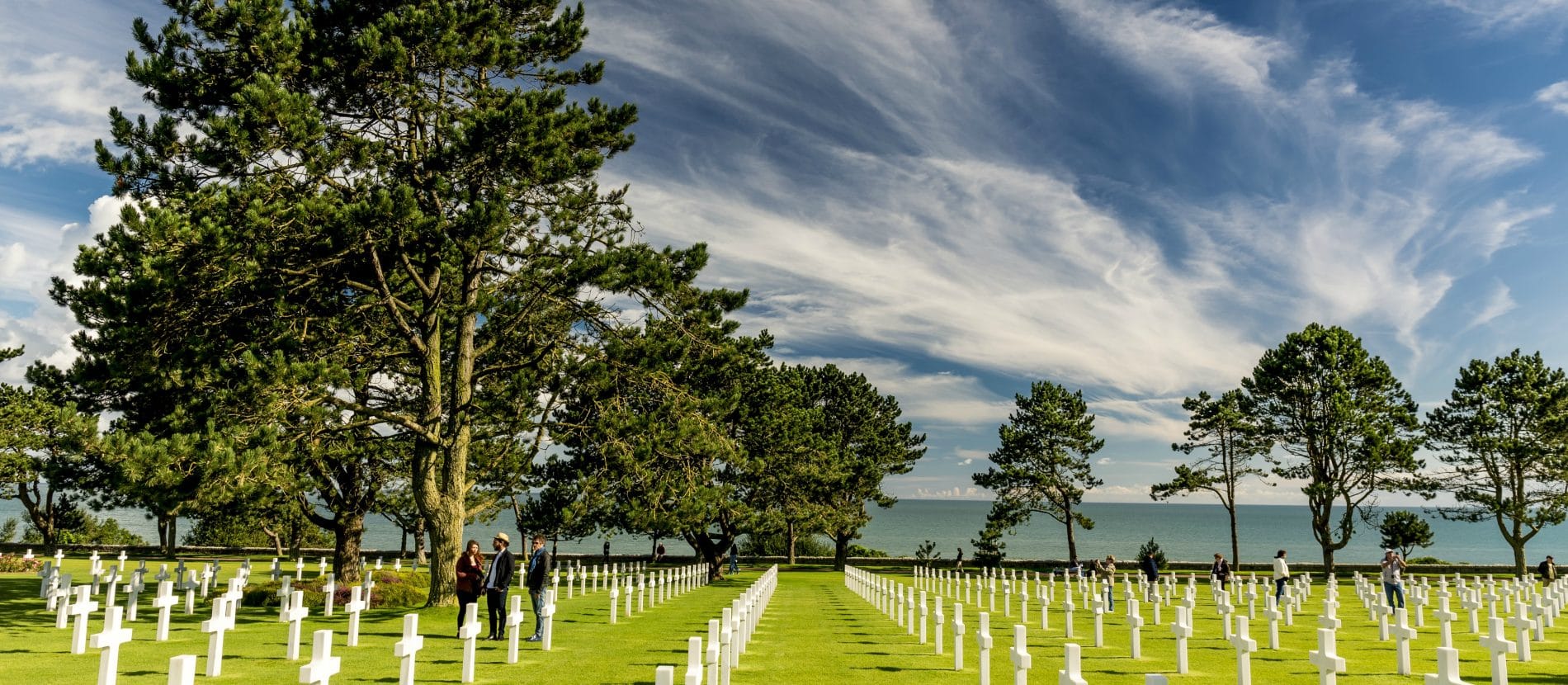 The Normandy American Cemetery and Memorial in Colleville-sur-Mer