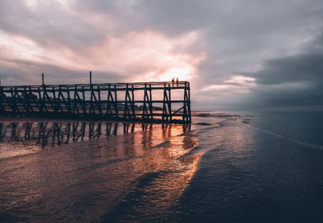 jetée de luc sur mer